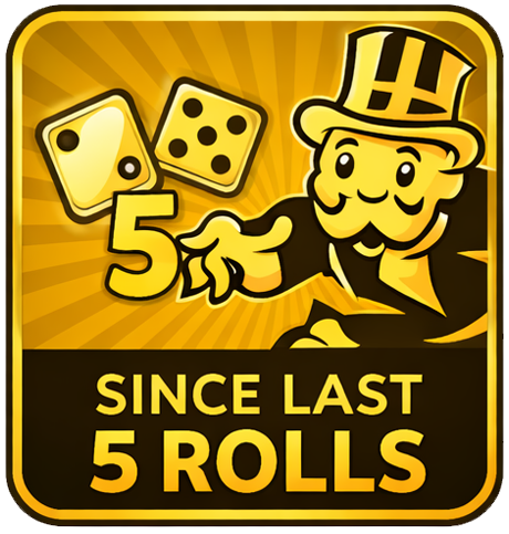Since Last 5 Rolls